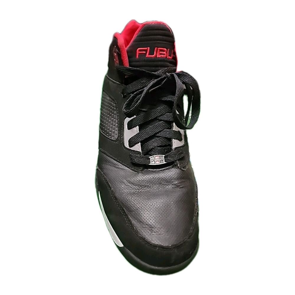 Fubu Mens Zone High-Top Black Red Lace Up Size 11.5 Basketball Shoes Wm36121868